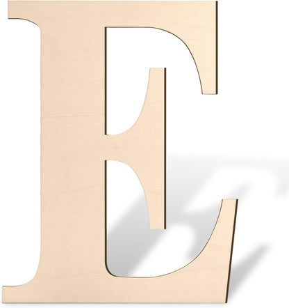 17 inch Large Wooden Sign & for Wall Decor, Big Wood Symbol &, Giant Paintable Blank Wooden Shapes for Crafts, Unfinished Wood Cutouts for Birthday Party, Rustic Wedding, Christmas Decor, Baby Shower