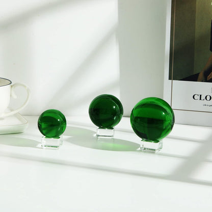 LONGWIN 50mm(2 inch) K9 Photography Solid Crystal Glass Ball Sphere with Free Stand Suncatcher (Clear)