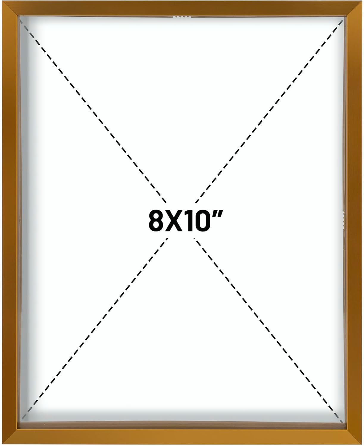 Frametory, Floating Picture Frame 12x16 - Black Aluminum Metal Photo Frame - Real Glass of Front - for Wall Mount Display