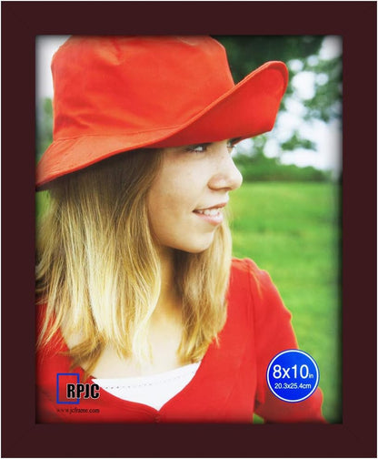 RPJC 5x7 Picture Frames Made of Solid Wood High Definition Glass for Table Top Display and Wall Mounting Photo Frame Black