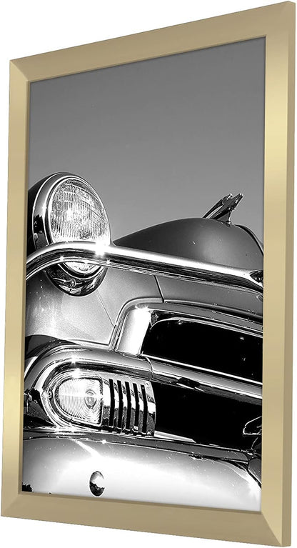 Americanflat 16x20 Picture Frame with Polished Plexiglass - Black Picture Frame - Wide Photo Frames Made of Engineered Wood for Vertical or Horizontal Wall Display - Epic Collection - Black - Colors B