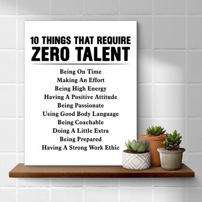 Inspirational Farmhouse Canvas Print Wall Art Decor One Small Positive Thought in the Morning Can Change Your Whole Day Sign Painting Plaque Rustic Home Decoration (8 X 8 Inches, Framed)