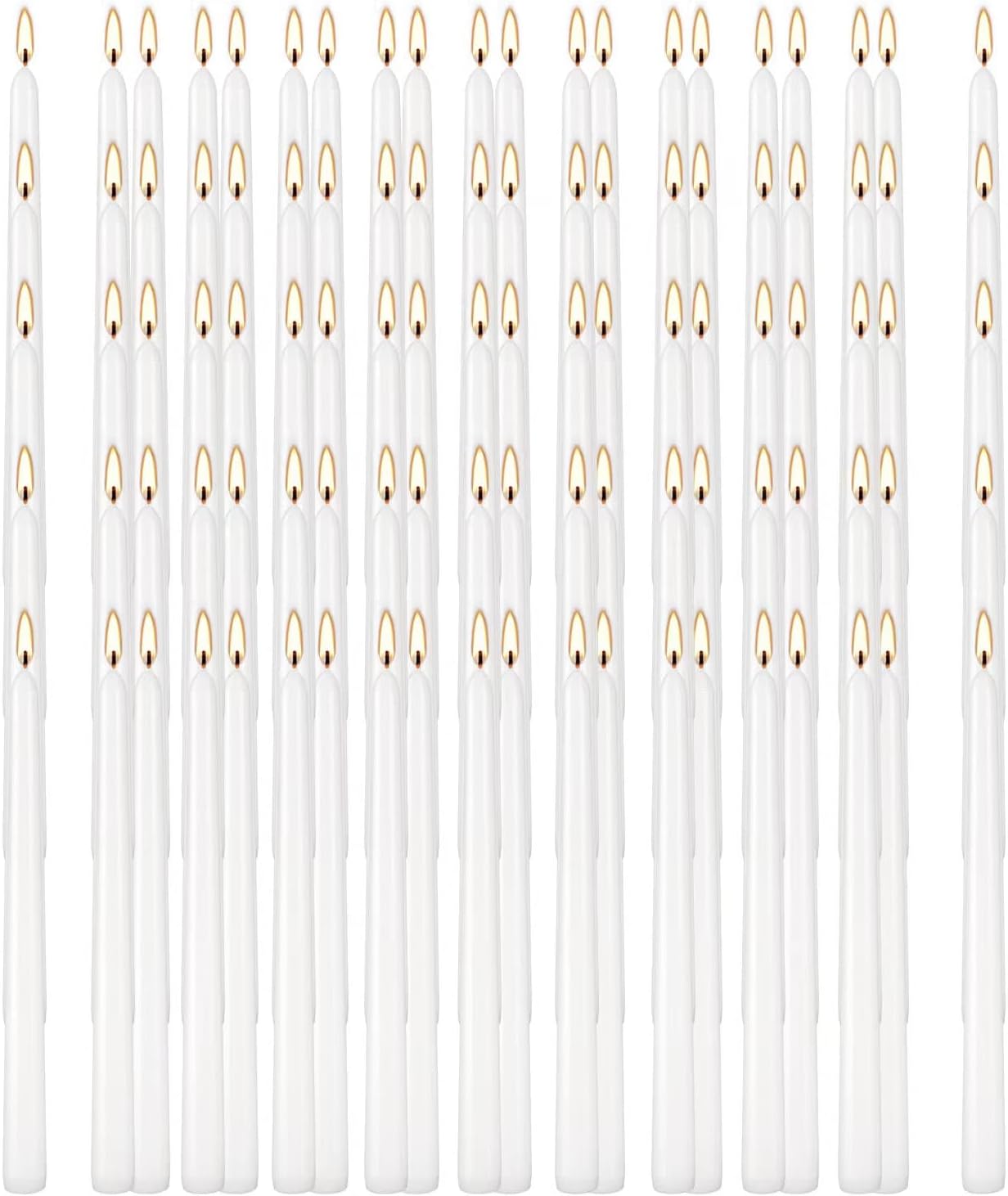 YOROXRG 40 Pack Spell Chime Candles-4 Inch Multi-Colored Taper Candles Sticks-for Home Decor Kitchen Decor Wedding Decoration-10 Colours
