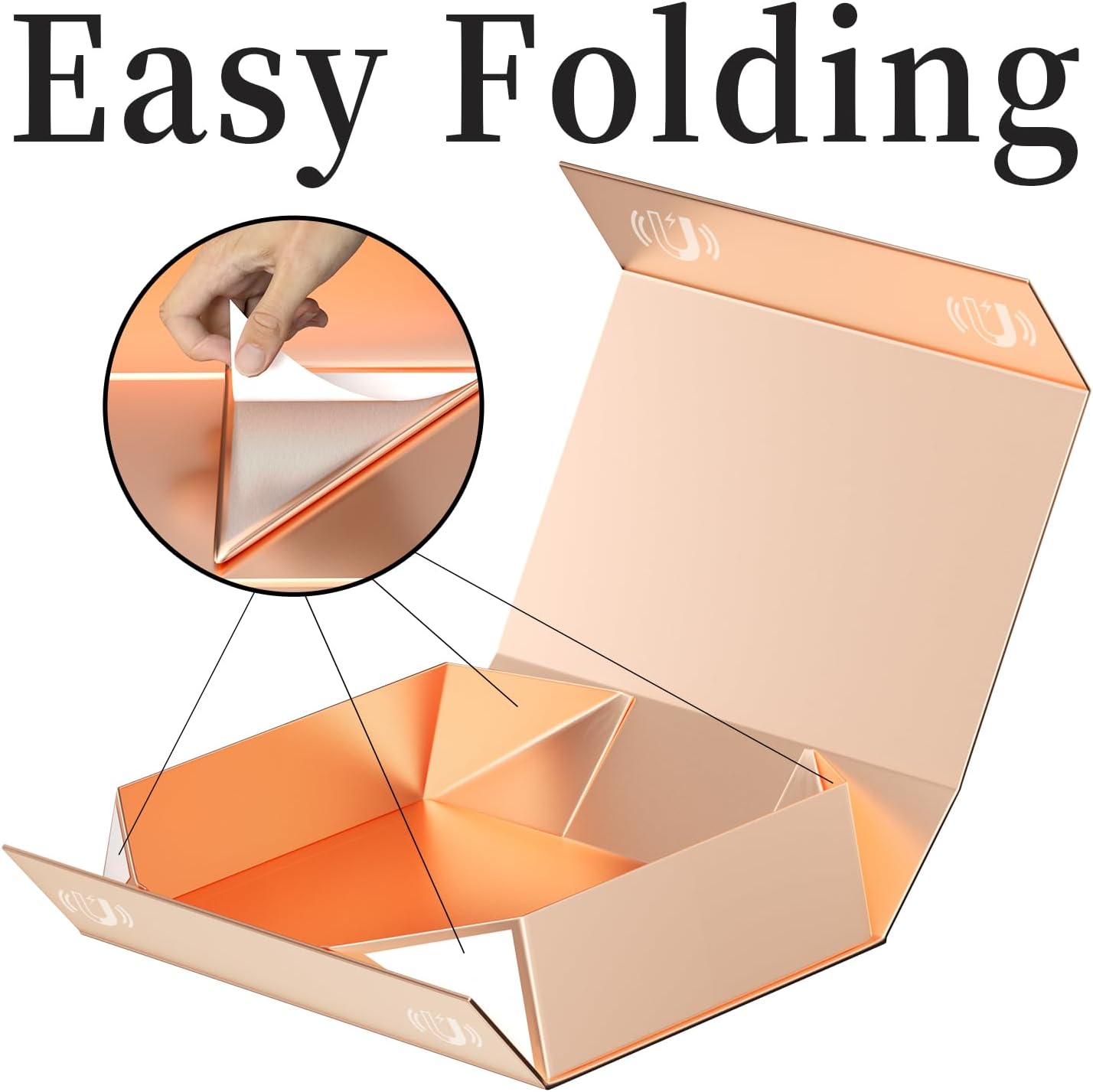 PSHVYM Gift Boxes with Lids, 11.5x7.8x3 In Forest Green Gift Box for Presents Magnetic Closure for T-Shirts, Gloves, Scarves, Books, Baby Clothes, Robes Clothing Gift Wrap, Contains Card, Ribbon