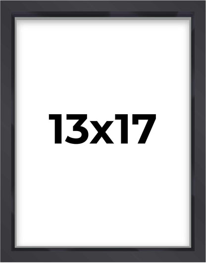 14x14 Shadow Box Black | 3/4" Depth of Usable Space | Solid Wood Pine | Includes UV Resistant Acrylic Plexiglass, Acid-Free Backing & Hanging Hardware | Made to Order in USA - Colors C