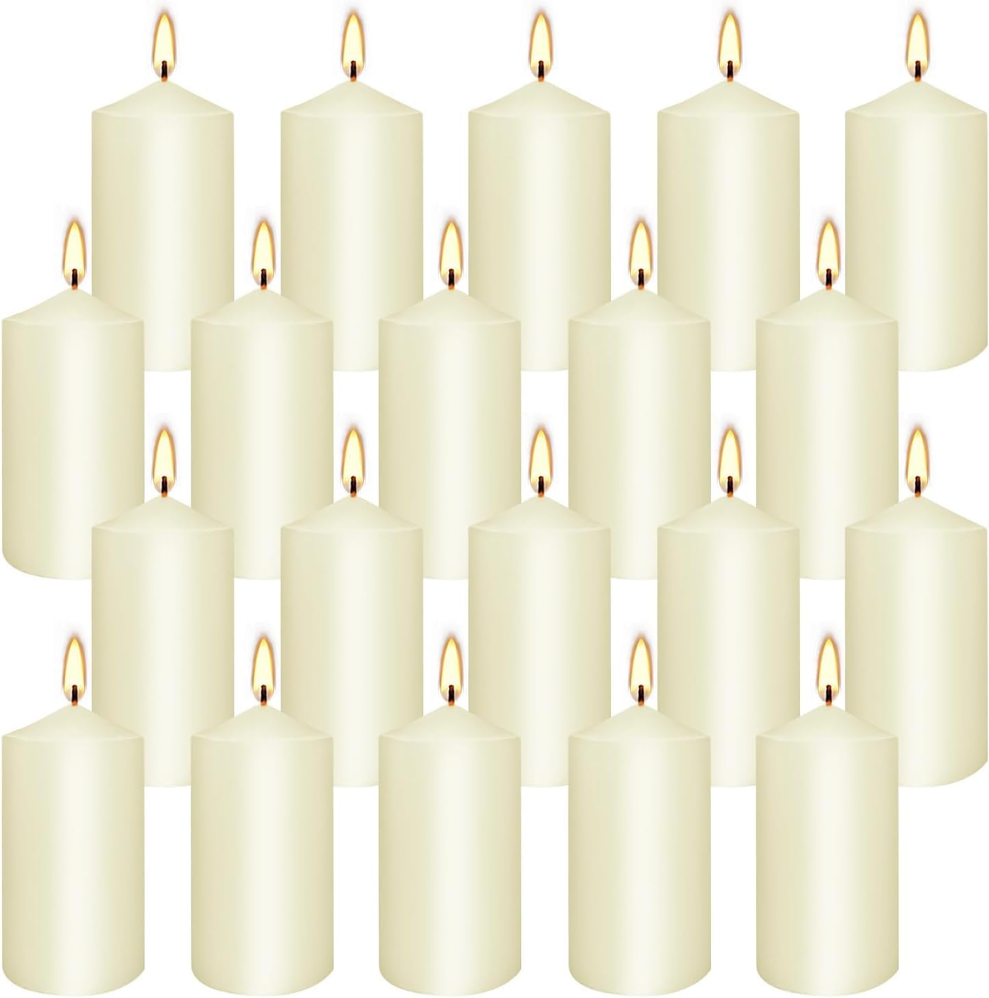 YOROXRG 40 Pack Spell Chime Candles-4 Inch Multi-Colored Taper Candles Sticks-for Home Decor Kitchen Decor Wedding Decoration-10 Colours