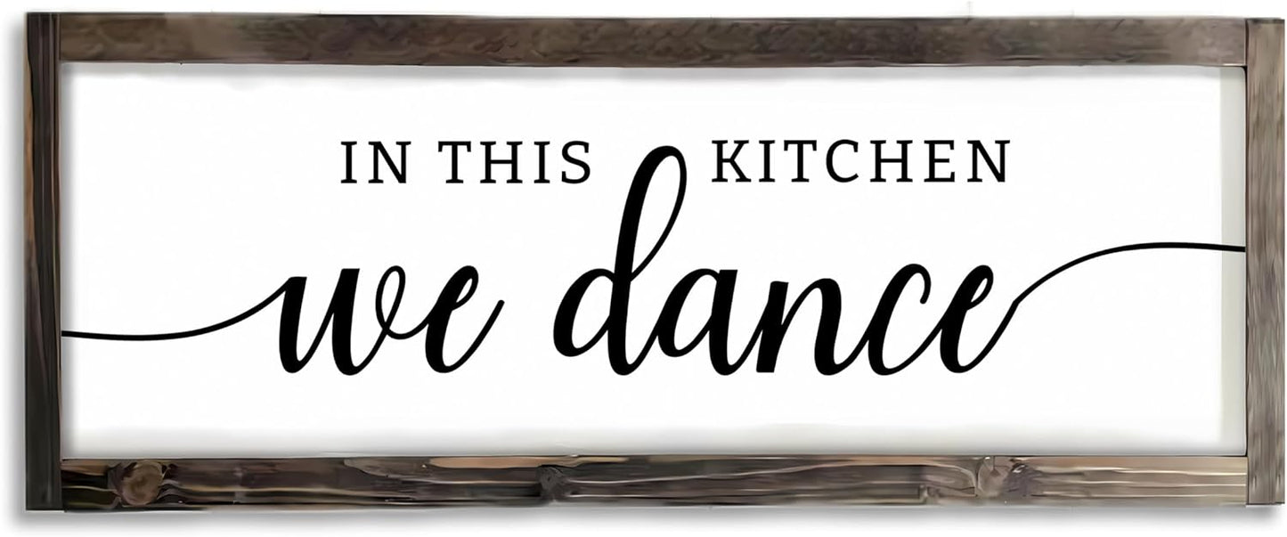 Dazingart Farmhouse Kitchen Wall Decor,Meals and Memories Are Made Here Sign, Rustic Wood Kitchen Signs Dinning Room Wall Decor (Meal)