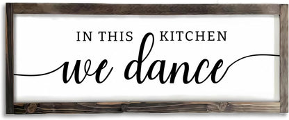 Dazingart Farmhouse Kitchen Wall Decor,Meals and Memories Are Made Here Sign, Rustic Wood Kitchen Signs Dinning Room Wall Decor (Meal)
