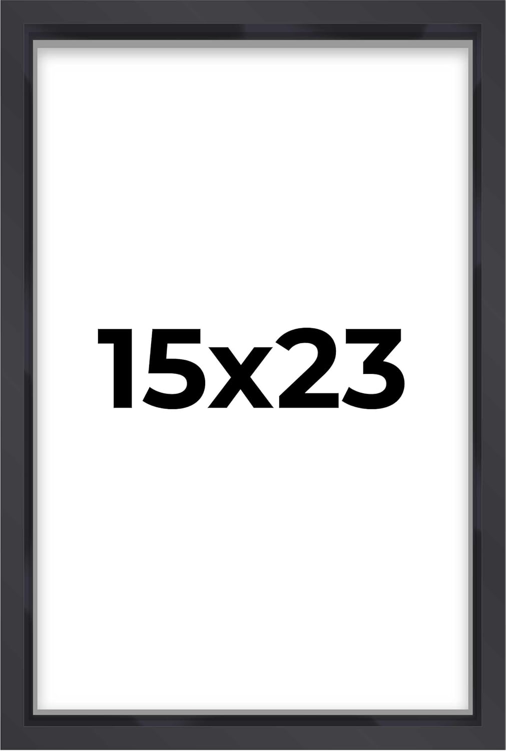 14x14 Shadow Box Black | 3/4" Depth of Usable Space | Solid Wood Pine | Includes UV Resistant Acrylic Plexiglass, Acid-Free Backing & Hanging Hardware | Made to Order in USA - Colors B