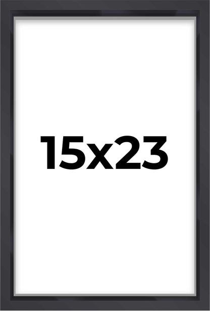 14x14 Shadow Box Black | 3/4" Depth of Usable Space | Solid Wood Pine | Includes UV Resistant Acrylic Plexiglass, Acid-Free Backing & Hanging Hardware | Made to Order in USA - Colors B