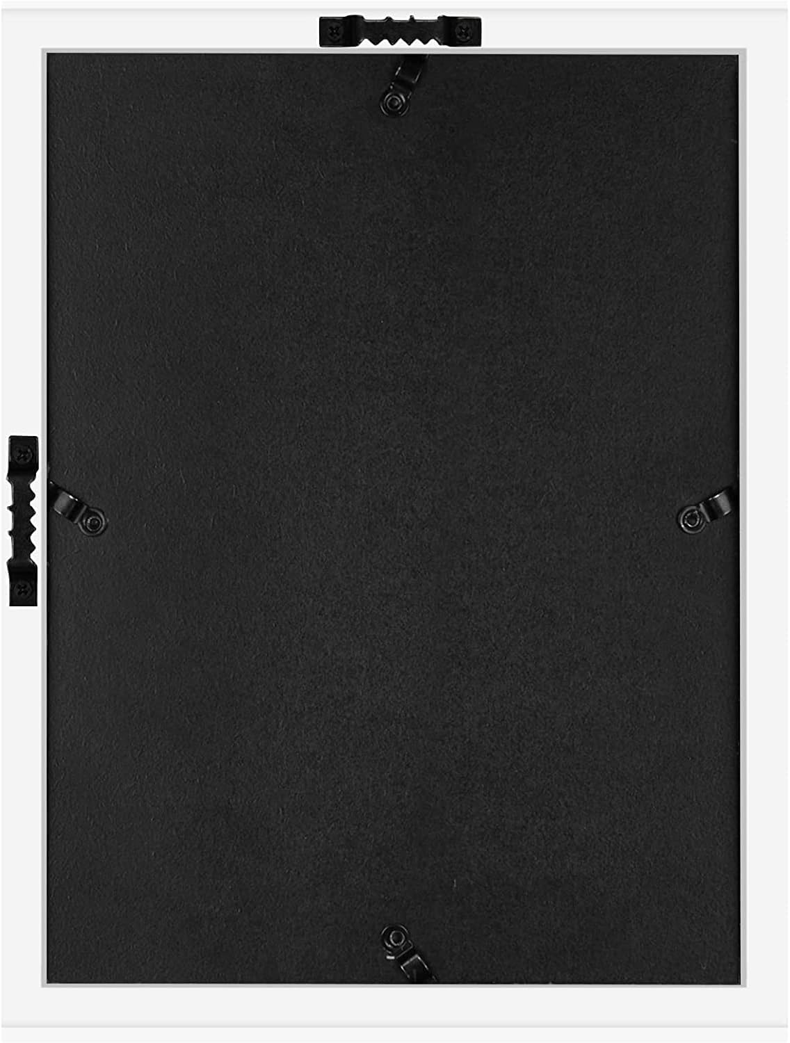 Americanflat 12x16 Shadow Box Frame with Polished Plexiglass - Silhouette Collection - Large Shadow Box Display Case for Tabletop and Wall Display - Black with Soft Felt Back