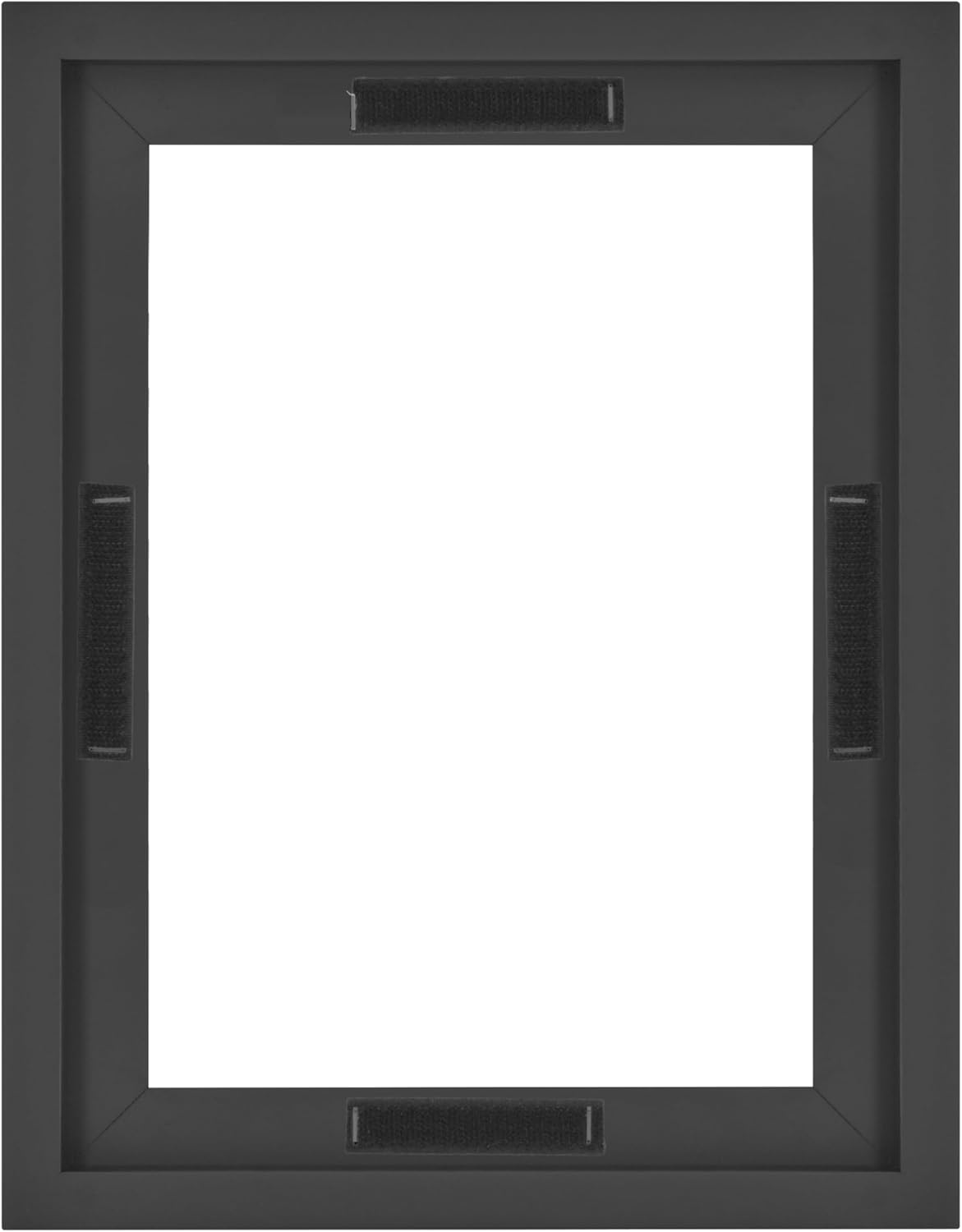 MCS Canvas Float Frames 8x10 Frame, Black Frame for Finished Canvases, Vertical & Horizontal Wall Hanging Frame with Adhesive for Canvas Paintings (1-Pack)