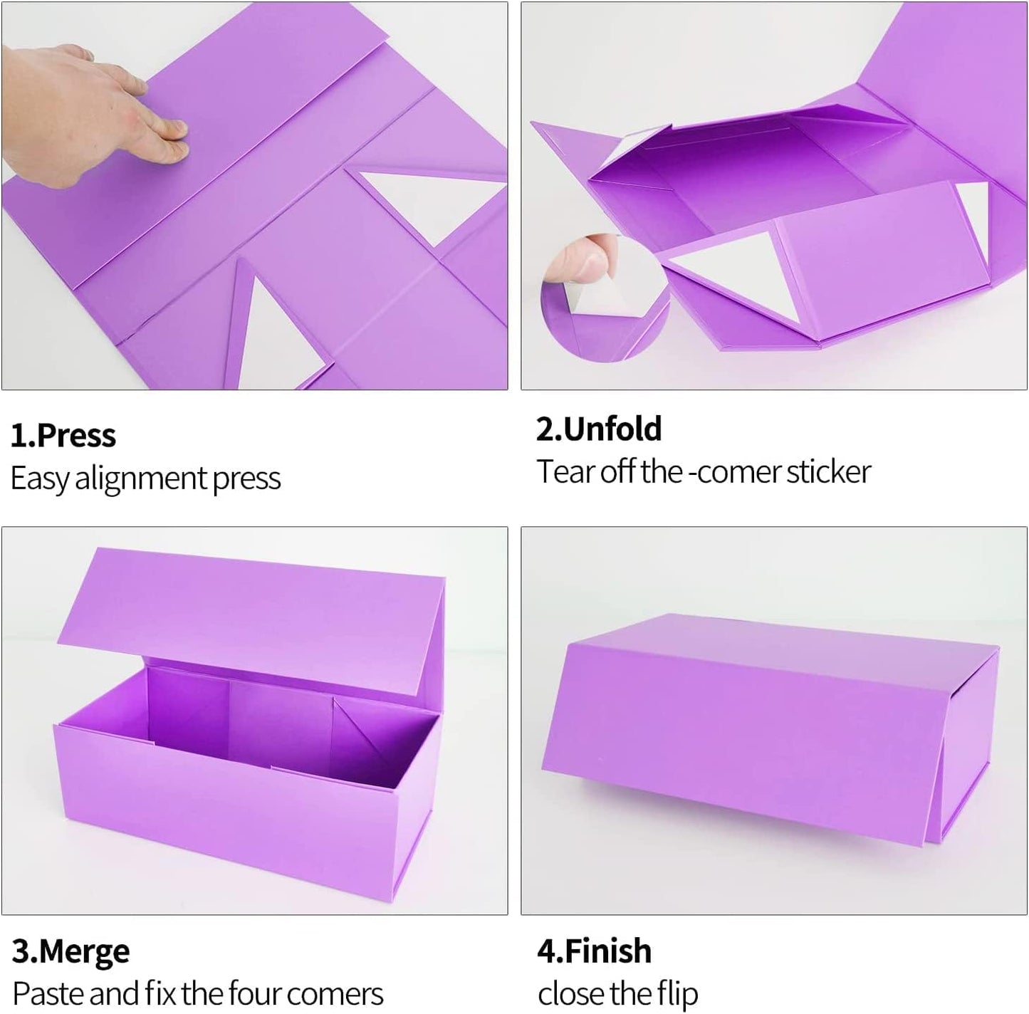 Pink Gift Box 10" x 6" x 3" with Magnetic Closure Lid Gift Boxe for Presents,Bridesmaid Gifts Boxes,Cute Box,Birthday Gift box,Luxury for Gift Packaging, Magnetic Gift Boxe for Wrapping Gifts (Pink)