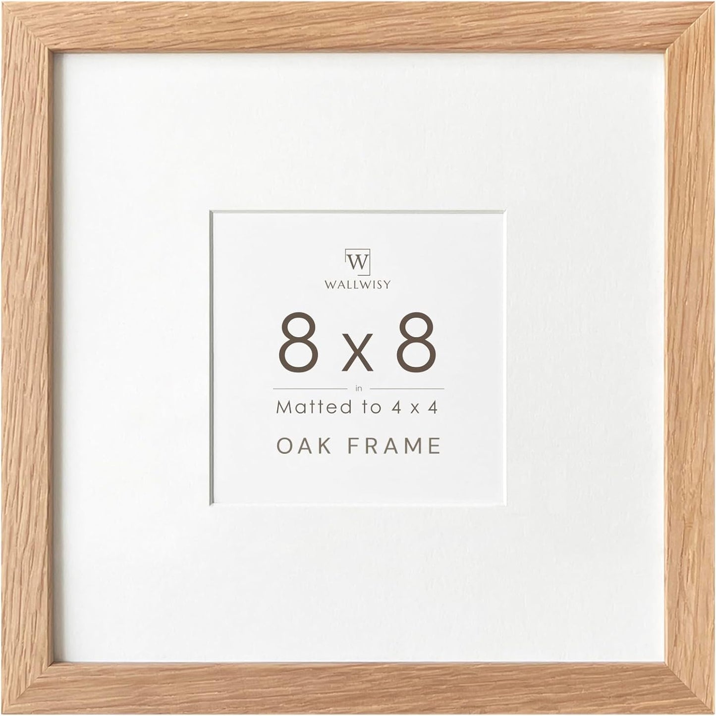 5x7 Picture Frame, Solid Oak Wood 5 x 7 Photo Frame with Mat to 4x6, 7x5 Picture Frames for Wall and Tabletop Display, (Walnut Set of 1)