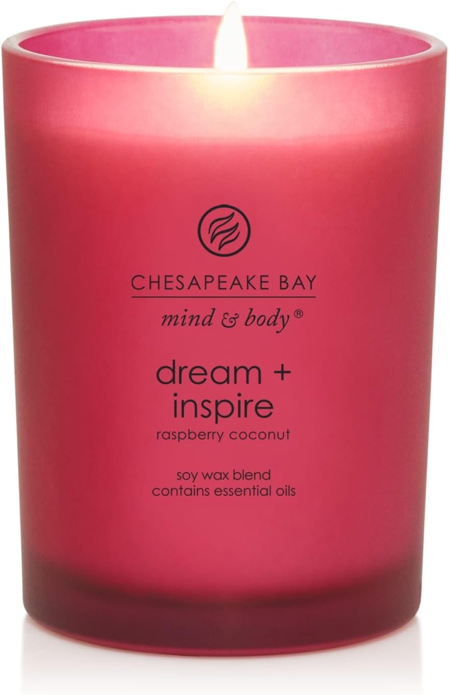 Chesapeake Bay Candle PT40886 Scented Candle Awaken + Invigorate (Lemongrass Eucalyptus) Medium Green Home Décor