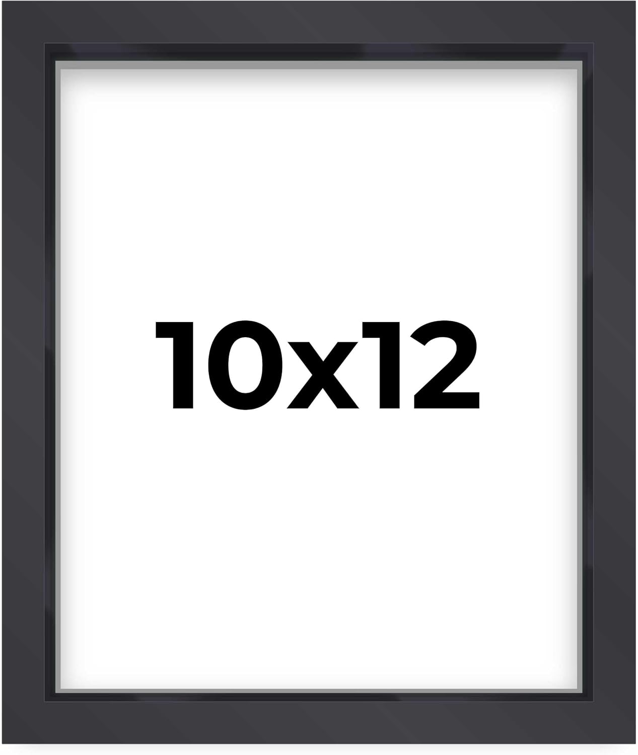 14x14 Shadow Box Black | 3/4" Depth of Usable Space | Solid Wood Pine | Includes UV Resistant Acrylic Plexiglass, Acid-Free Backing & Hanging Hardware | Made to Order in USA - Colors A