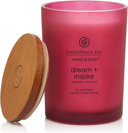 Chesapeake Bay Candle PT40886 Scented Candle Awaken + Invigorate (Lemongrass Eucalyptus) Medium Green Home Décor