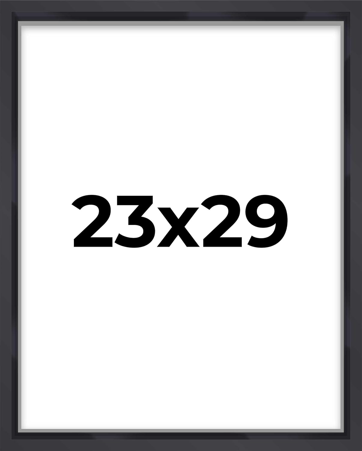 14x14 Shadow Box Black | 3/4" Depth of Usable Space | Solid Wood Pine | Includes UV Resistant Acrylic Plexiglass, Acid-Free Backing & Hanging Hardware | Made to Order in USA - Colors A