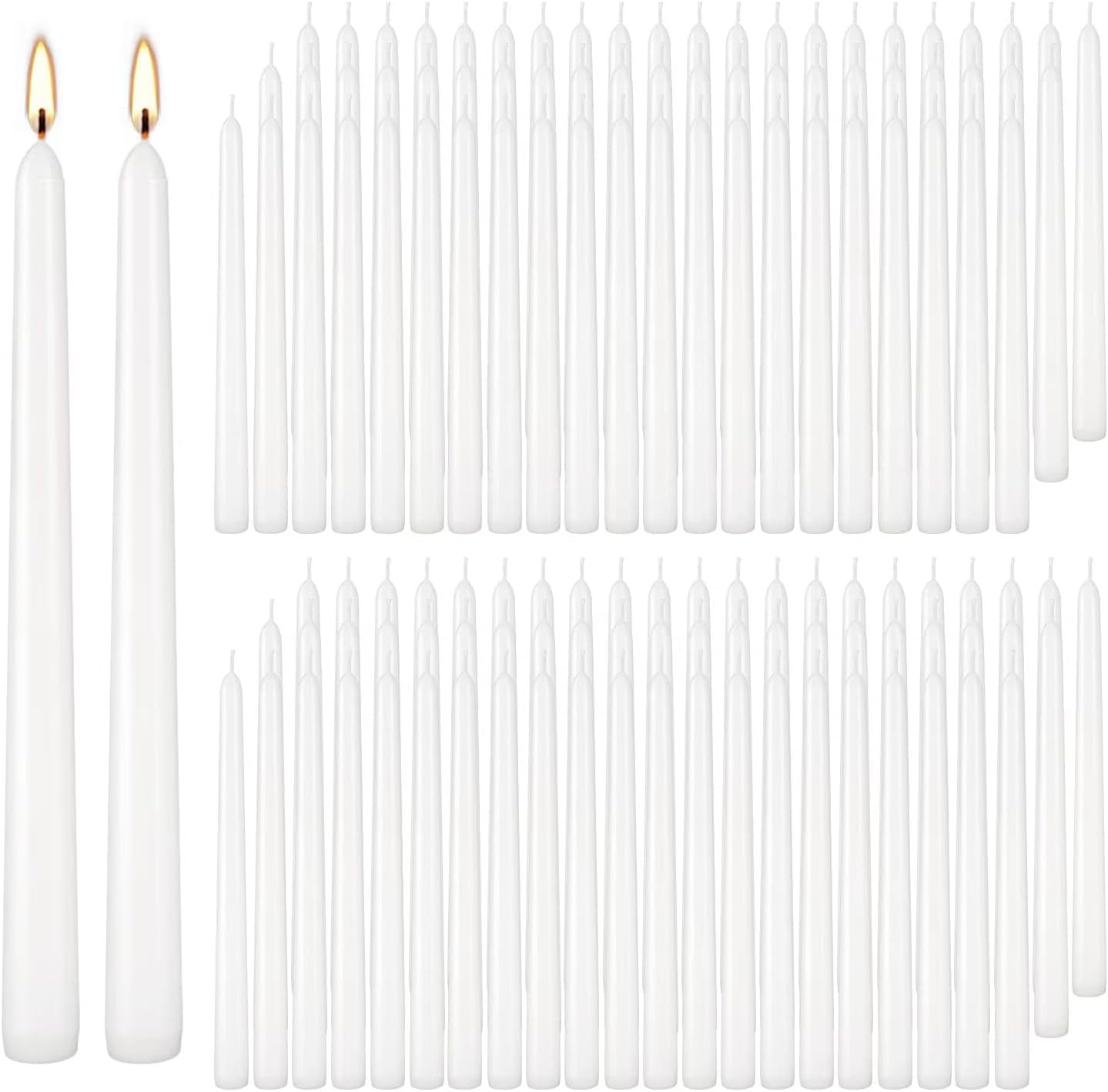 YOROXRG 40 Pack Spell Chime Candles-4 Inch Multi-Colored Taper Candles Sticks-for Home Decor Kitchen Decor Wedding Decoration-10 Colours