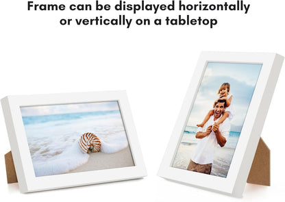 Americanflat 24x36 Poster Frame with Polished Plexiglass - Streamline Collection - Thin Border Picture Frame for Wall Display - Hanging Hardware Included - Black - Colors B