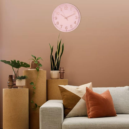 HZDHCLH Wall Clocks Battery Operated,12 inch Silent Non Ticking Modern Wall Clock for Living Room Bedroom Kitchen Office Classroom Decor (Olive Green and Gold)