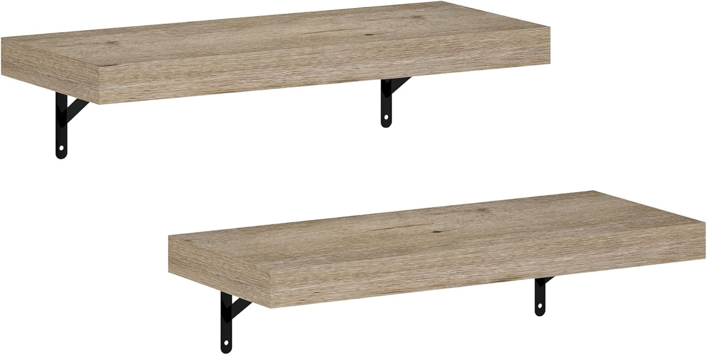 Furinno Rossi 5-Tier Wall Mount Floating Radial Corner Shelf, White