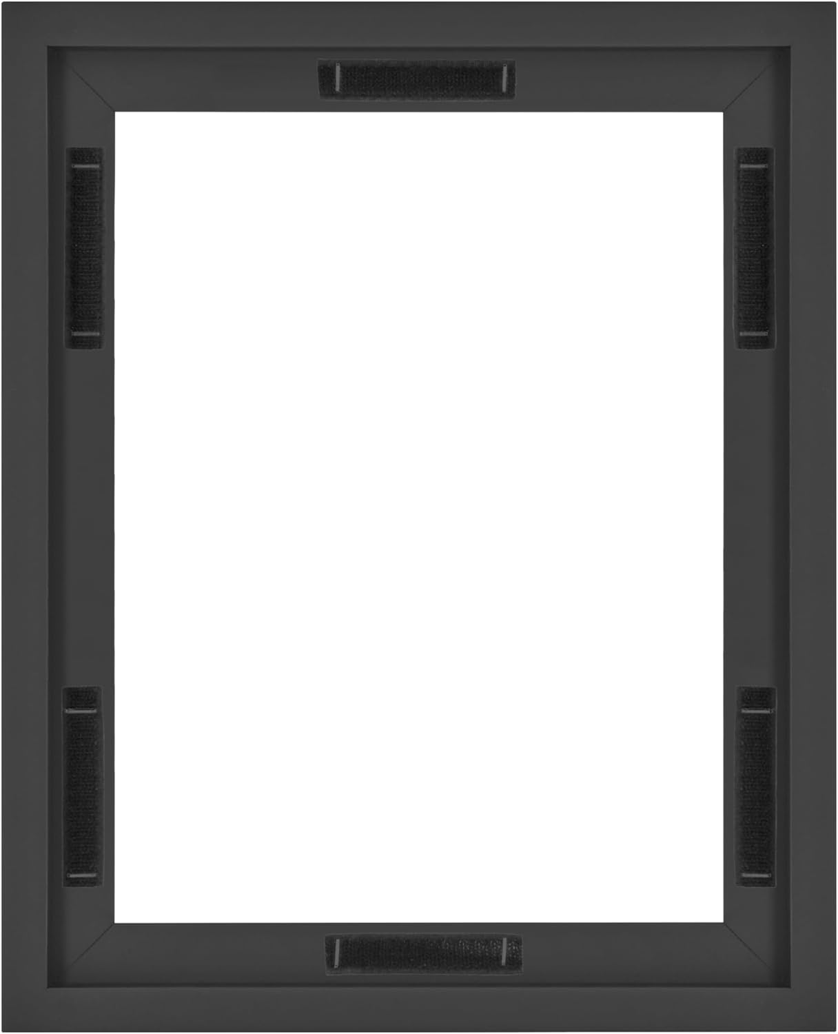 MCS Canvas Float Frames 8x10 Frame, Black Frame for Finished Canvases, Vertical & Horizontal Wall Hanging Frame with Adhesive for Canvas Paintings (1-Pack)