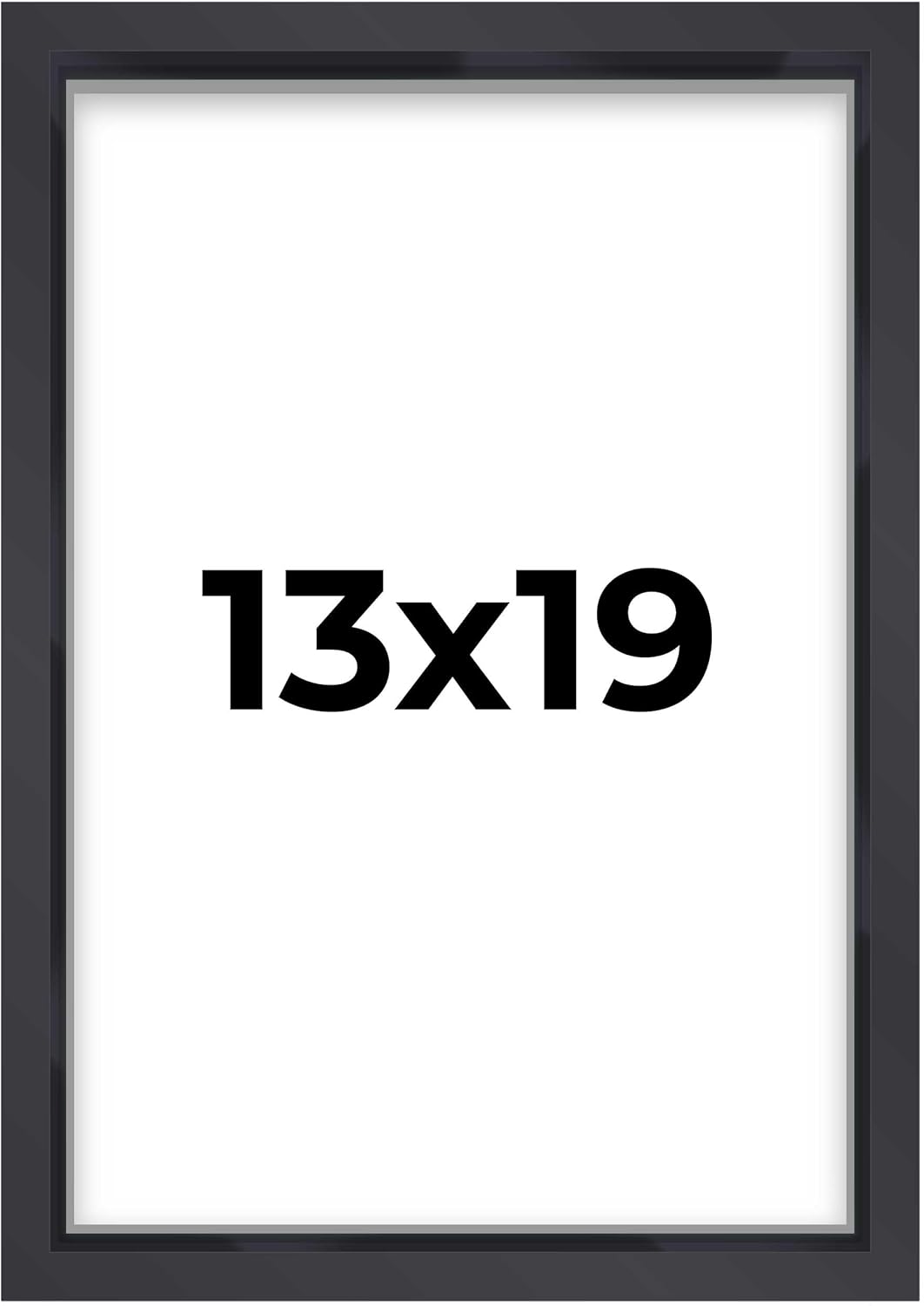 14x14 Shadow Box Black | 3/4" Depth of Usable Space | Solid Wood Pine | Includes UV Resistant Acrylic Plexiglass, Acid-Free Backing & Hanging Hardware | Made to Order in USA - Colors F