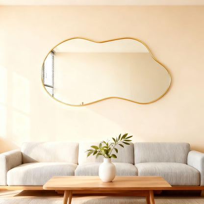 Itrue 12 Inch Small Round Decorative Wall Mirror, HD Silver-Coated Glass with Brushed Black Metal Frame, Minimalist Modern Accent Mirror for Vanity, Narrow Walls, Bathroom, Bedroom & Entryway