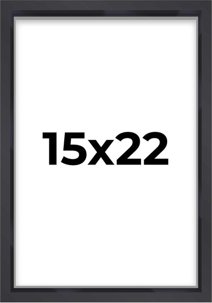 14x14 Shadow Box Black | 3/4" Depth of Usable Space | Solid Wood Pine | Includes UV Resistant Acrylic Plexiglass, Acid-Free Backing & Hanging Hardware | Made to Order in USA - Colors C
