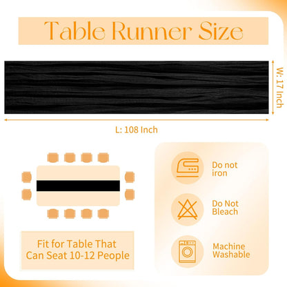10 Pack Beige Cheesecloth Table Runner 17x108 Inch Boho Gauze Cheese Cloth Table Runners for Wedding Party Baby Shower Birthday Home Decor
