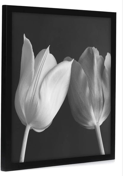 Americanflat 16x20 Picture Frame with Polished Plexiglass - Black Picture Frame - Wide Photo Frames Made of Engineered Wood for Vertical or Horizontal Wall Display - Epic Collection - Black - Colors B