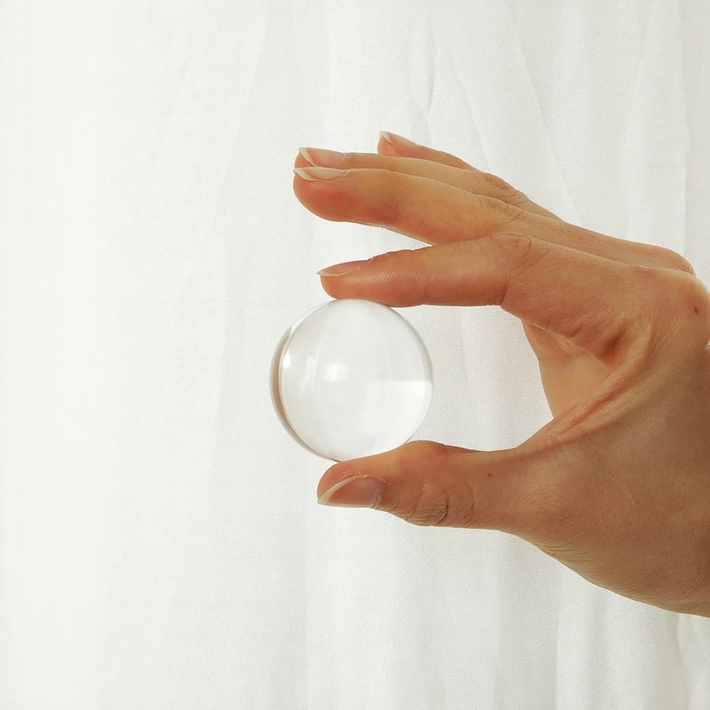 LONGWIN 50mm(2 inch) K9 Photography Solid Crystal Glass Ball Sphere with Free Stand Suncatcher (Clear)