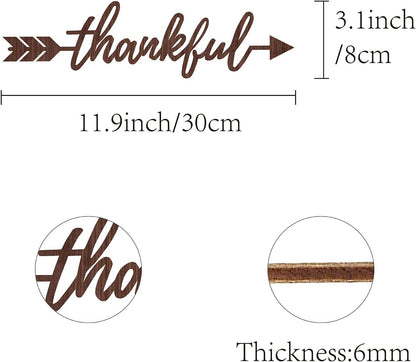 CREATCABIN Cutout Sign Family Letter Wooden Wall Art Decor Wood Word Sculpture Signs Rustic Farmhouse for Housewarming Home Front Door Entryway Wall Decoration, Brown, 11.9 x 5.5inch