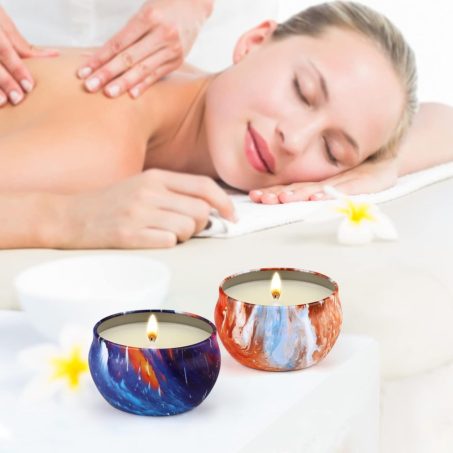 Howemon 24 Pack Scented Candles Set for Home, Relaxing Stress Relief, Aromatherapy - Natural Soy Wax and Fragrance - Gifts for Women, Mom, Best Friend, Wife, Birthday