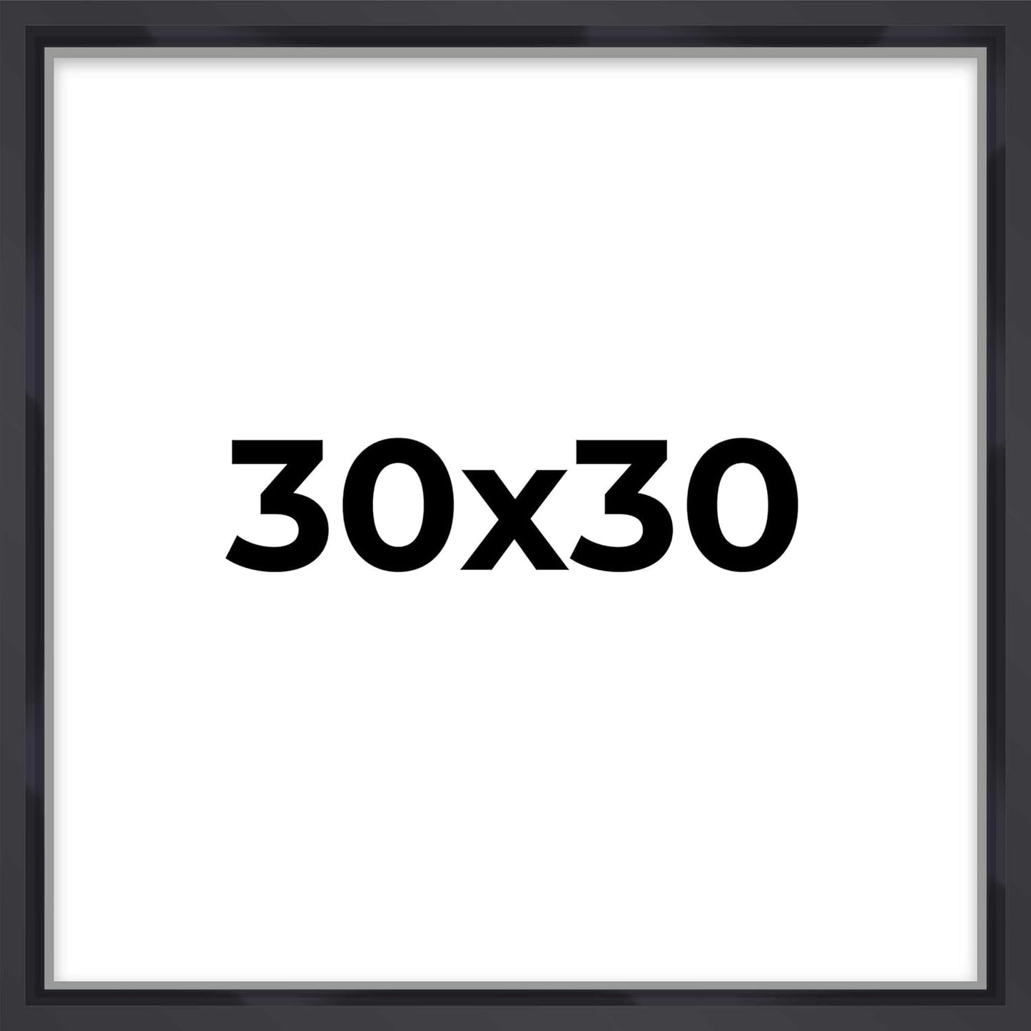 14x14 Shadow Box Black | 3/4" Depth of Usable Space | Solid Wood Pine | Includes UV Resistant Acrylic Plexiglass, Acid-Free Backing & Hanging Hardware | Made to Order in USA - Colors E