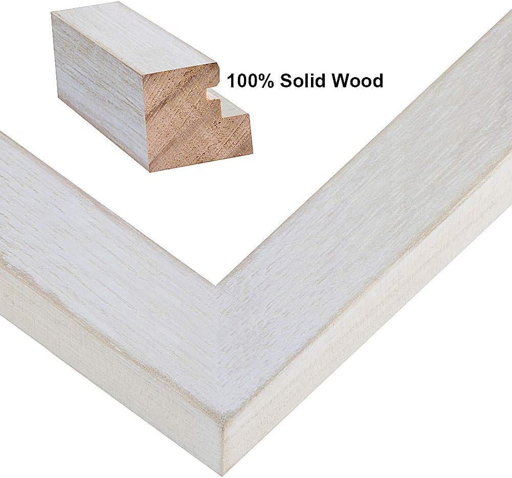 RPJC 5x7 Picture Frames Made of Solid Wood High Definition Glass for Table Top Display and Wall Mounting Photo Frame Black