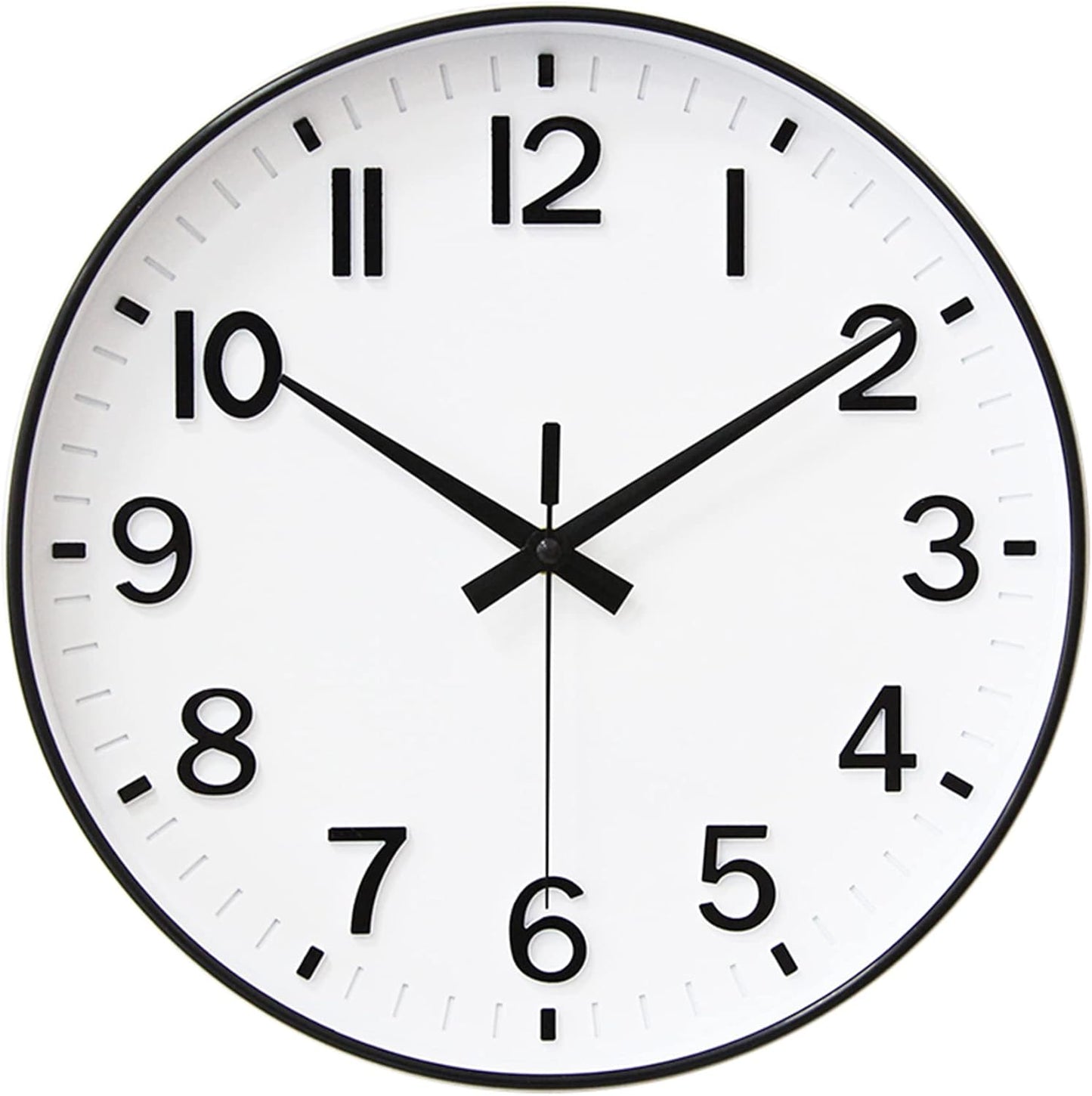 HZDHCLH Wall Clocks Battery Operated,12 inch Silent Non Ticking Modern Wall Clock for Living Room Bedroom Kitchen Office Classroom Decor (Olive Green and Gold)
