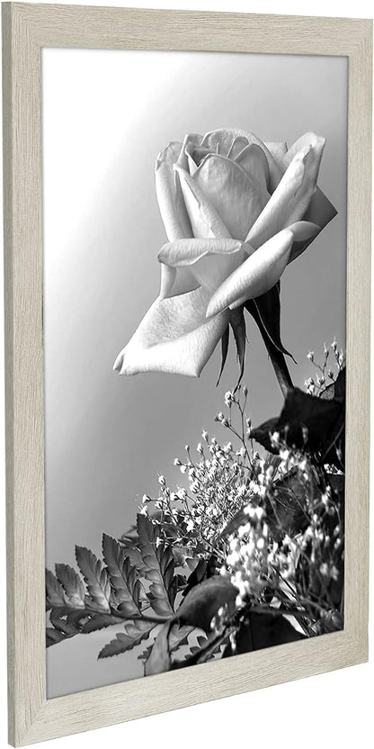 Americanflat 16x20 Picture Frame with Polished Plexiglass - Black Picture Frame - Wide Photo Frames Made of Engineered Wood for Vertical or Horizontal Wall Display - Epic Collection - Black - Colors B