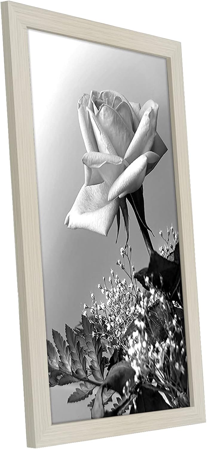 Americanflat 16x20 Picture Frame with Polished Plexiglass - Black Picture Frame - Wide Photo Frames Made of Engineered Wood for Vertical or Horizontal Wall Display - Epic Collection - Black - Colors B