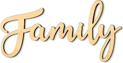 Family Signs For Home Wall Decor,Family Wall Decor For Living Room Rustic Letter Signs Family Wall Art (style2)