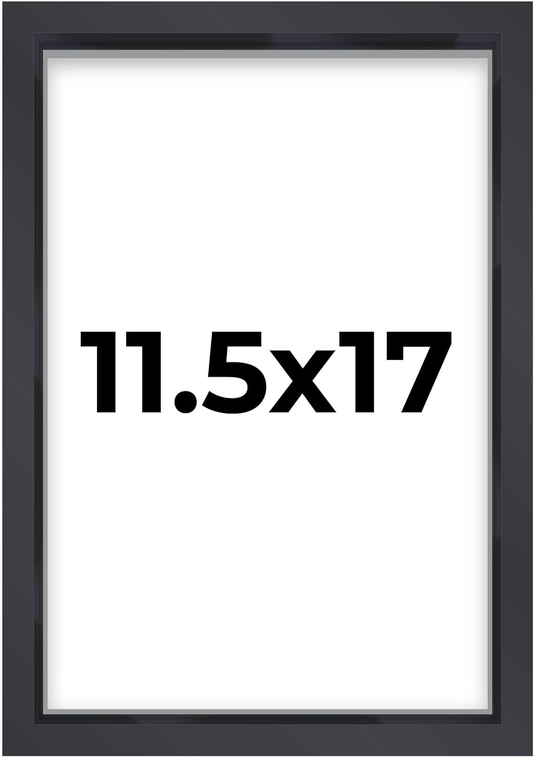 14x14 Shadow Box Black | 3/4" Depth of Usable Space | Solid Wood Pine | Includes UV Resistant Acrylic Plexiglass, Acid-Free Backing & Hanging Hardware | Made to Order in USA - Colors F