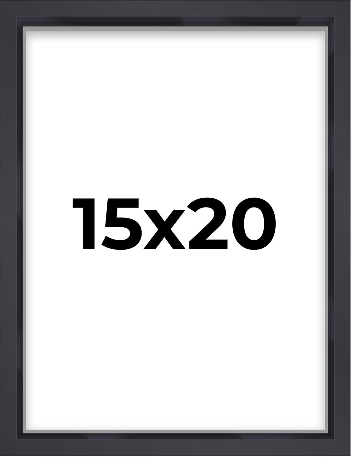 14x14 Shadow Box Black | 3/4" Depth of Usable Space | Solid Wood Pine | Includes UV Resistant Acrylic Plexiglass, Acid-Free Backing & Hanging Hardware | Made to Order in USA - Colors A