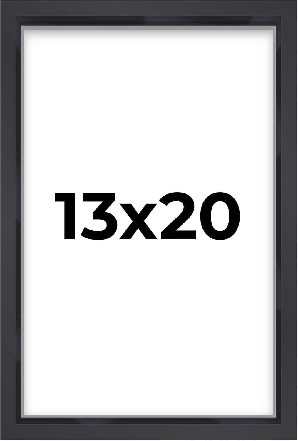 14x14 Shadow Box Black | 3/4" Depth of Usable Space | Solid Wood Pine | Includes UV Resistant Acrylic Plexiglass, Acid-Free Backing & Hanging Hardware | Made to Order in USA - Colors G