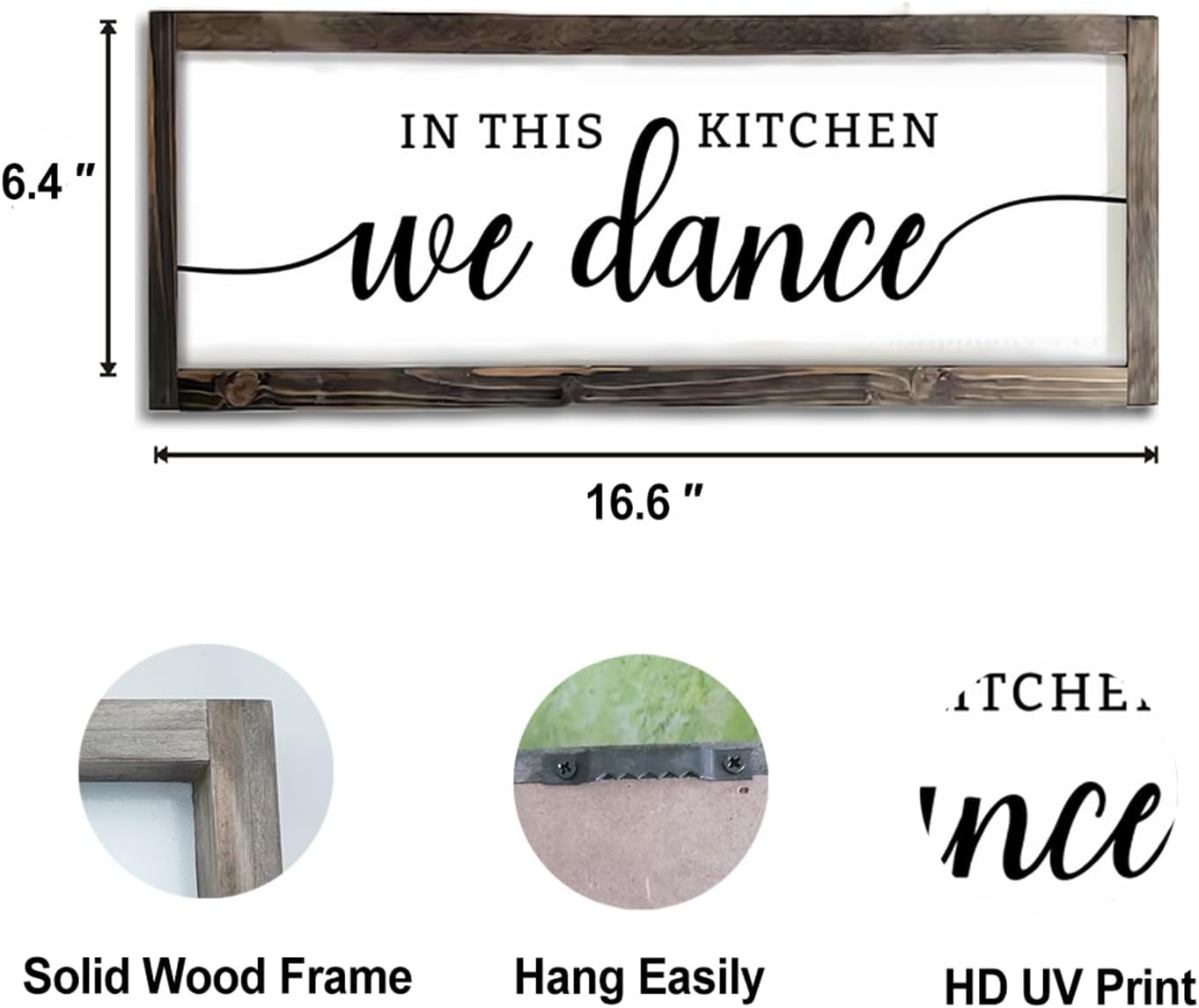 Dazingart Farmhouse Kitchen Wall Decor,Meals and Memories Are Made Here Sign, Rustic Wood Kitchen Signs Dinning Room Wall Decor (Meal)