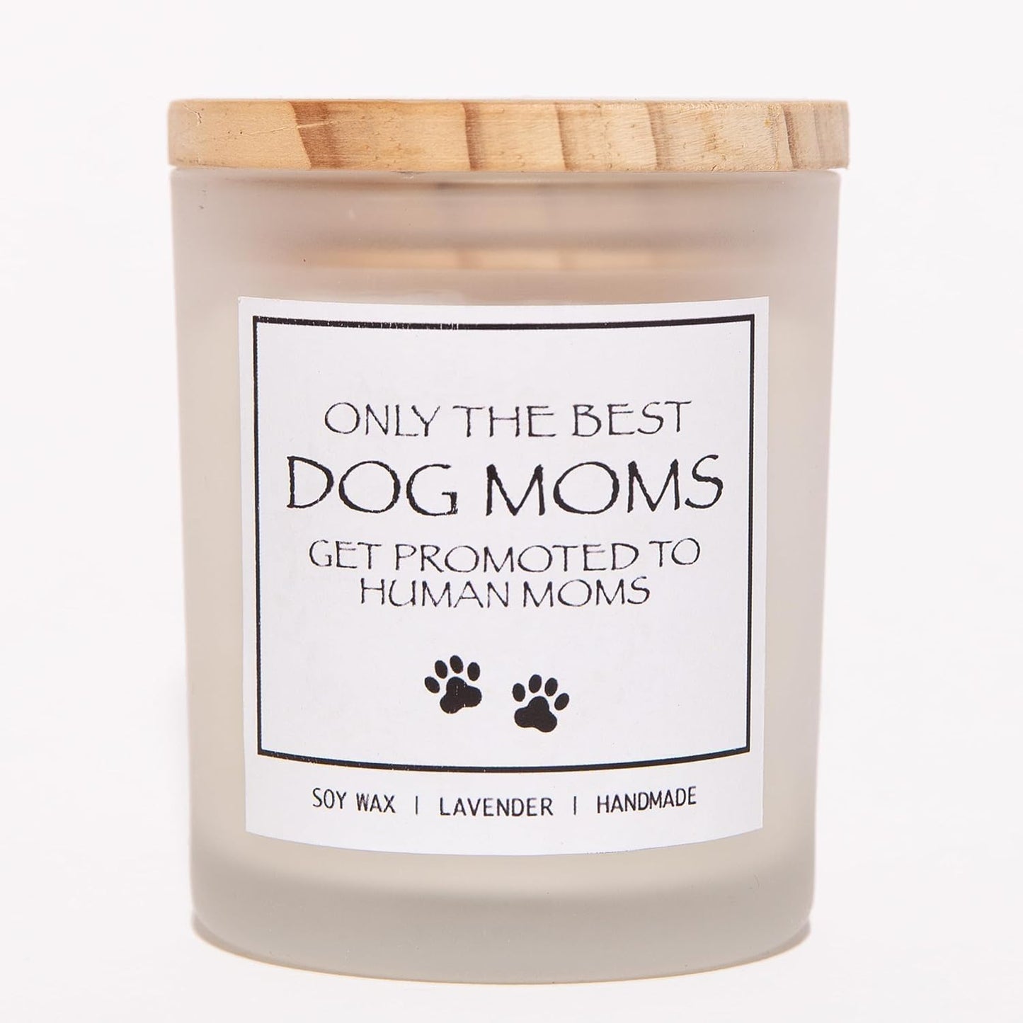 Pug Gifts & Decor, Dog Mom Gifts for Women, Dog Farts Candle, Pet Friendly Lavender Scented Candle