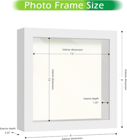 FrameWorks 11” x 14” Dark Oak Wooden Shadow Box Frame – Display Case with Soft Felt Back, Memory Box with Tempered Glass, Display Box with Elegant White Ball Push Pins, Wooden Flower Box
