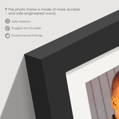 DUENPY 14x26 Collage Picture Frame 4x6 Collage Picture Frame Displays Twelve 4x6 inch Photos Available Horizontal Wall Mounting Display and Vertical Black - Colors B