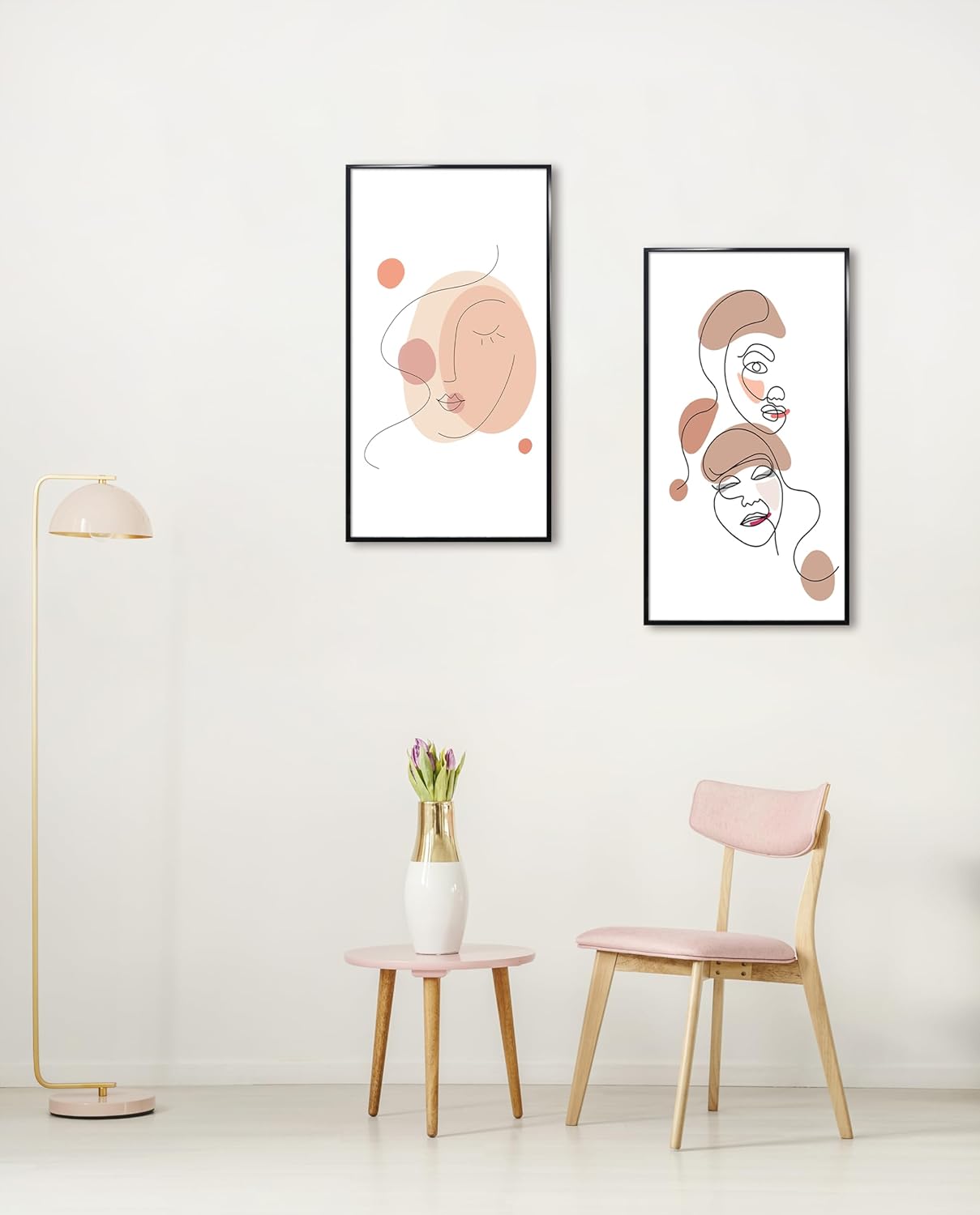 ELSKER&HOME 22.375 x 34 Poster Frame 3 Pack, Black Picture Frame for Horizontal or Vertical Wall Mounting, Sturdy and Scratch-proof
