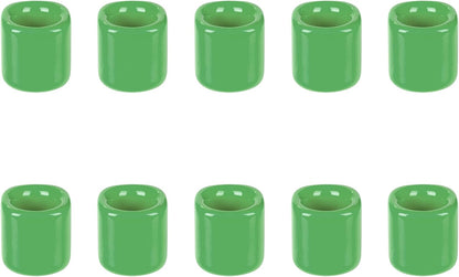 Mega Candles 5 pcs Black 1/2 Inch Diameter Ceramic Chime Ritual Spell Candle Holders, Great for Casting Chimes, Meditation, Rituals, Spells, Vigil, Witchcraft, Wiccan Supplies